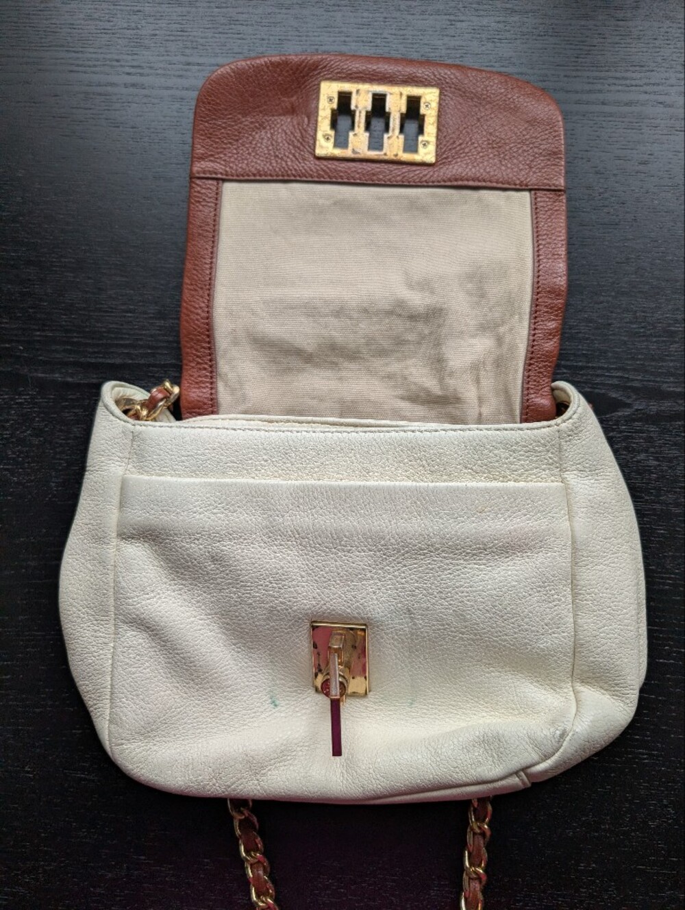 Tory Burch Turn-Lock 2-Way Chain Link Purse - Picture 7 of 12